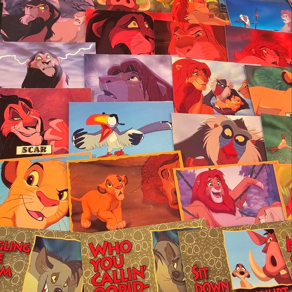 Vintage 1994 Disney’s The Lion King Skybox trading cards set of 90 - Picture 1 of 14